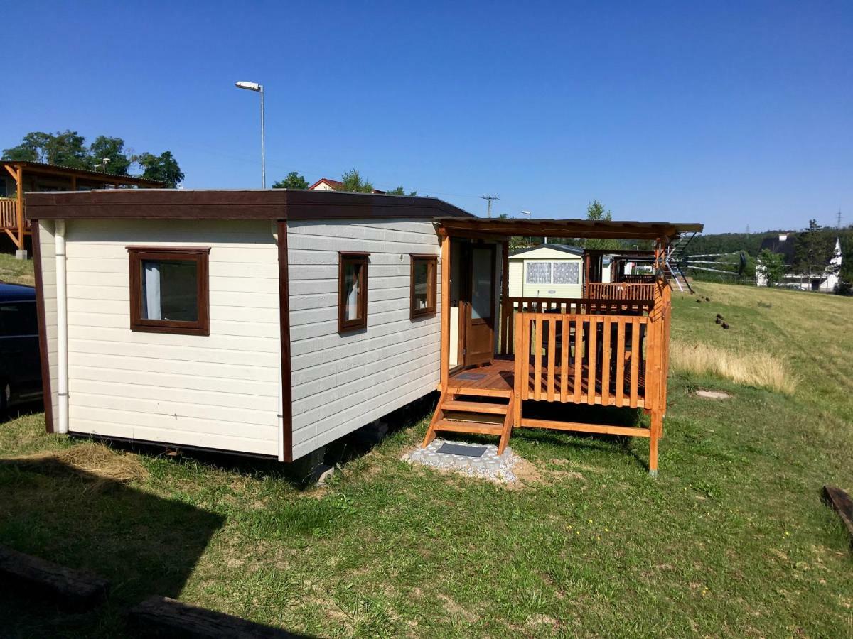 Mobilheim Chalet - Vyrovicka Prehrada Vyrovice Dış mekan fotoğraf